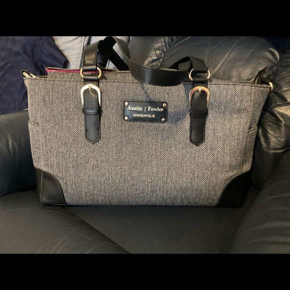 AustinFowler Duke Herringbone Diaper/Work Bag. New - Picture 2 of 9